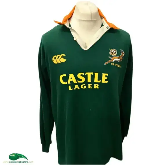 2004 Springboks Rugby Shirt |  Old Official Canterbury Jersey