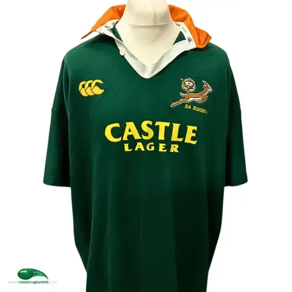 2004 South Africa Rugby Shirt | Old Official Canterbury Jersey