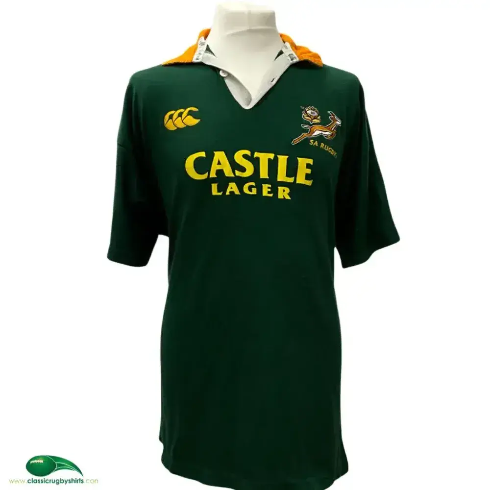 Techtex Rugby Shirt Vintage World Rugby Shirts | 2004 South Africa Old Vintage Jerseys