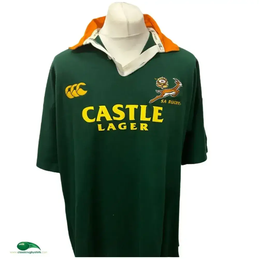 Techtex Rugby Shirt Springboks Rugby Shirts | 2004 South Africa Old Vintage Retro Jerseys