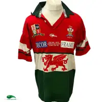 2004 Wales Vintage RL Rugby Shirts Old League Jerseys