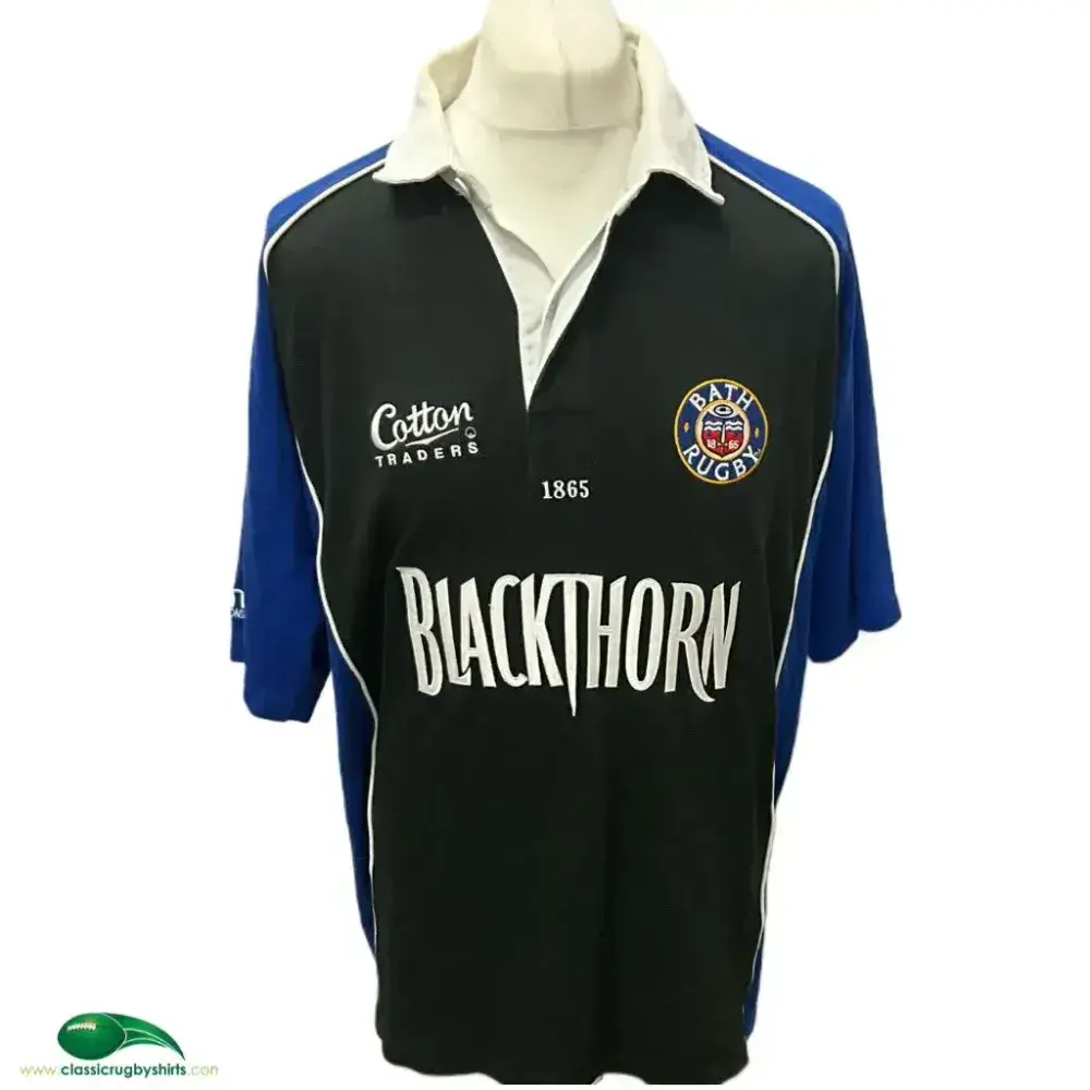 Blackthorn Football Uniform Manufacturers Bath Rugby Shirt 2001/03