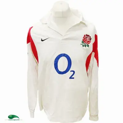 2005 2006 England L/s Rugby Union Home Shirt Large