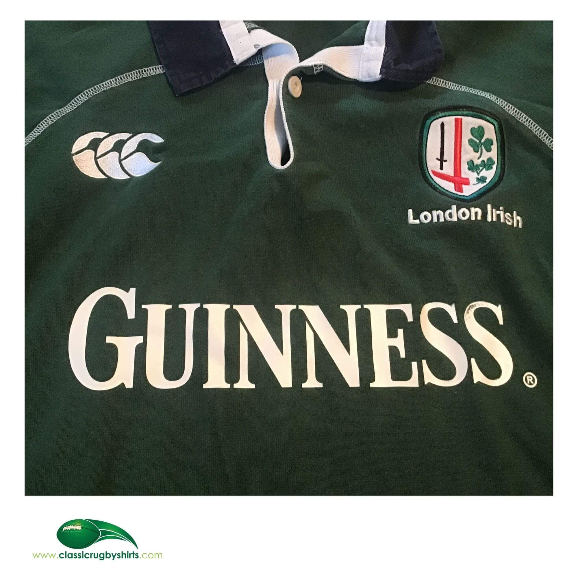 Maillot De Rugby Vintage London Irish RFG - Occasion