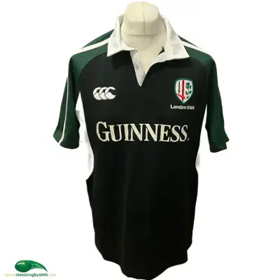 2005 2006 London Irish Rugby Union Shirt Large