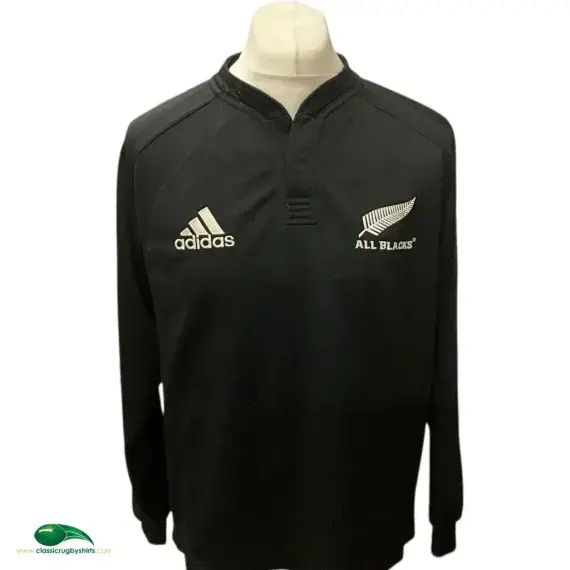 2005/06  All Blacks Rugby Shirt | Old Official Adidas Jersey