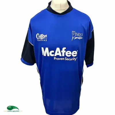 2005 2006 Sale Sharks Player issue Rugby Training Shirt XL