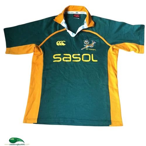 Techtex Rugby Shirt World Rugby Shirts | 2005 2006 South Africa Old Vintage Springboks Jerseys