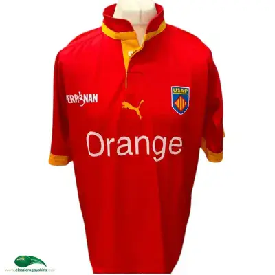 2005 2006 USA Perpignan No 8 Rugby Union Shirt Large
