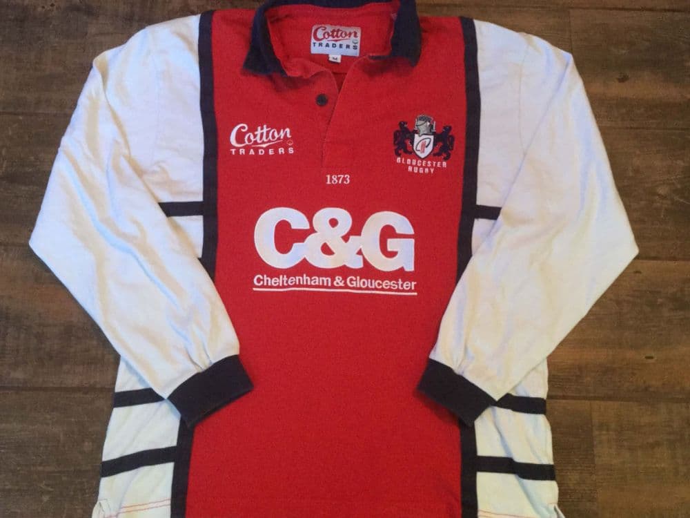 CairoVintage - Vintage des années 90 pastel POLO manches courtes RUGBY