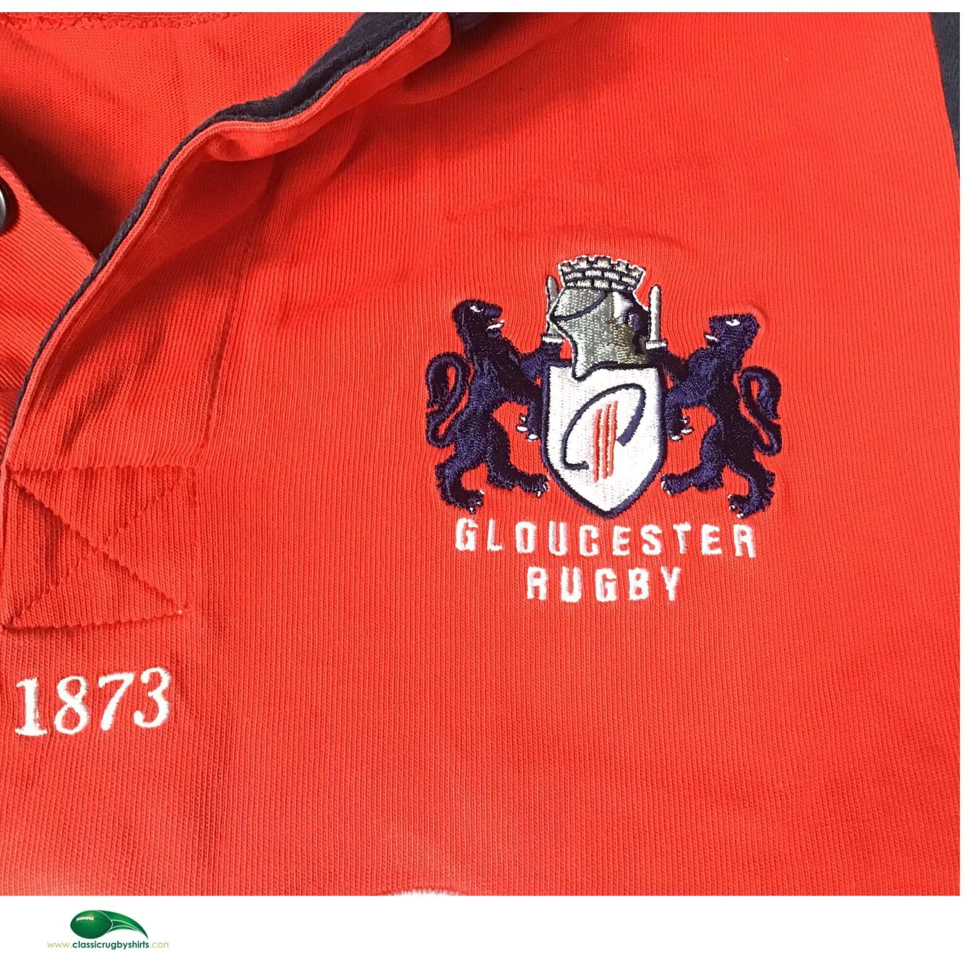 Maillot Rugbytech Gloucester Domicile 2007/2009 - Taille S Rouge - Homme