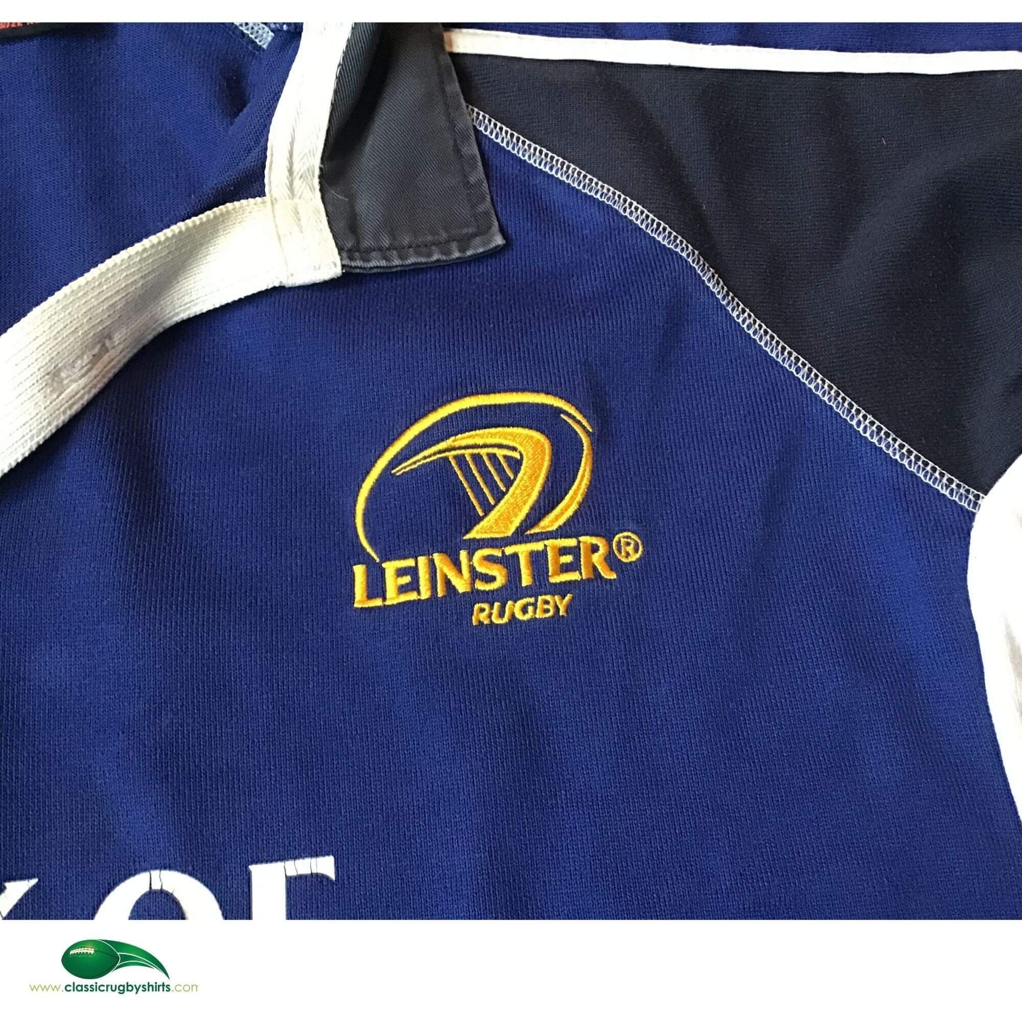 Maillot Rugby Leinster Bank Of Scotland 2006 - Canterbury - Vintage Enfant Taille 10 Ans