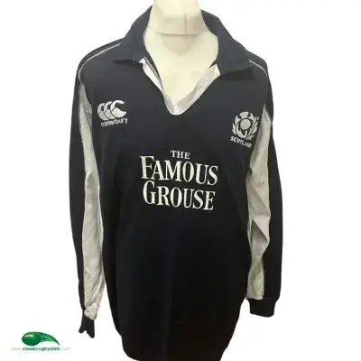 2005 2007 Scotland Rugby Union L/s Shirt 2XL