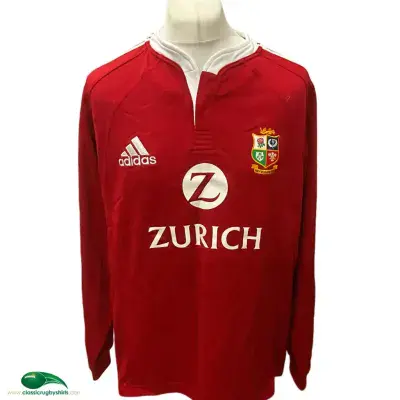 2005 British and Irish Lions BNWT L/s Rugby Shirt Large