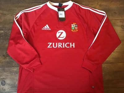 2005 British and Irish Lions BNWT L/s Rugby Shirt XL 2XL