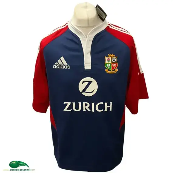 2005 British and Irish Lions Rugby Shirt | Old Official Adidas Jersey