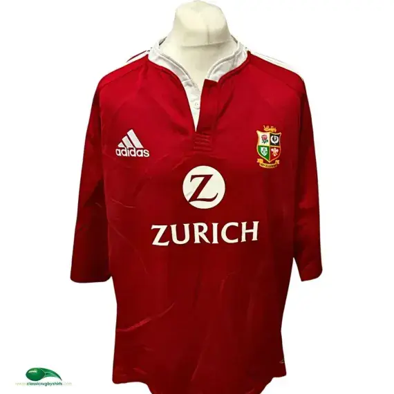2005 British and Irish Lions Rugby Shirt | Old Official Adidas Jersey