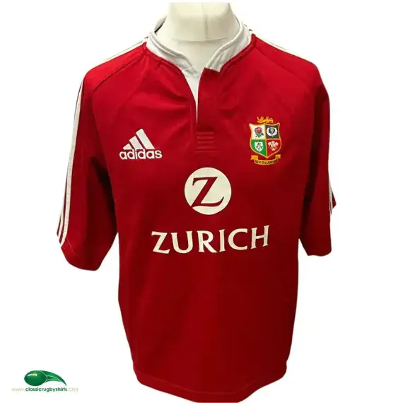 2005 British Irish Lions Rugby Shirt - Adidas - New Zealand Tour - Adults Medium