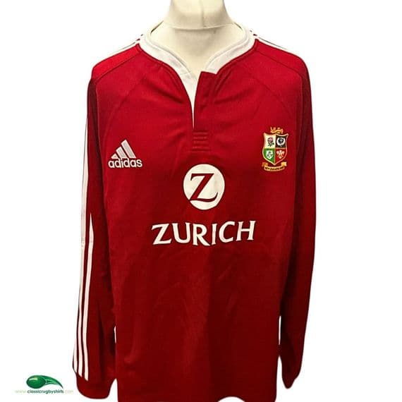 2005 British Irish Lions Rugby Shirt | Old Official Adidas Jersey