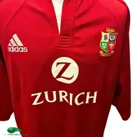 2005 British Irish Lions Rugby Shirt | Old Official Adidas Jersey