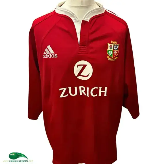 2005 British Irish Lions Rugby Shirt | Old Official Adidas Jersey