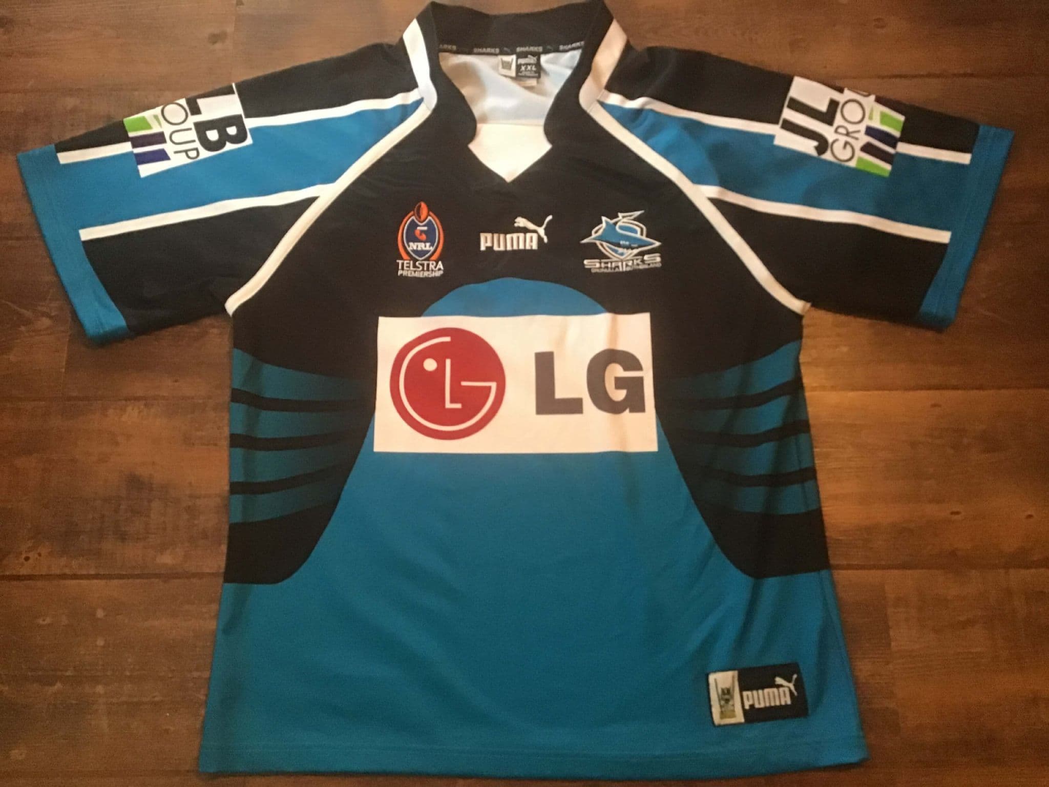 Rugby League Sharks Premiers Jersey Classic Rugby Shirts 2005