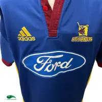 2005 Highlanders Rugby Shirt | Old Official Adidas Jersey