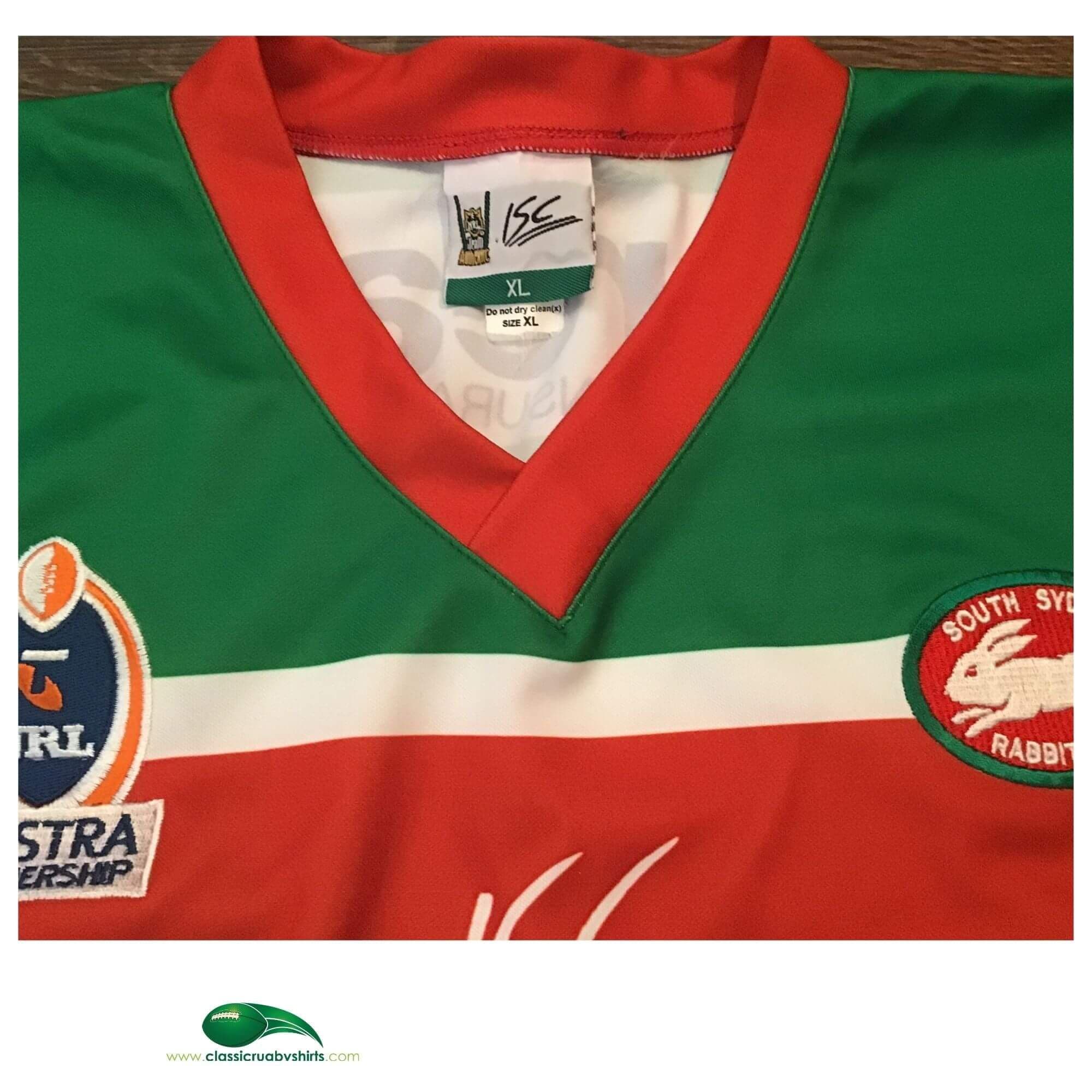 Classic Rugby Shirts | 2005 South Sydney Rabbitohs NRL Vintage Old Away ...