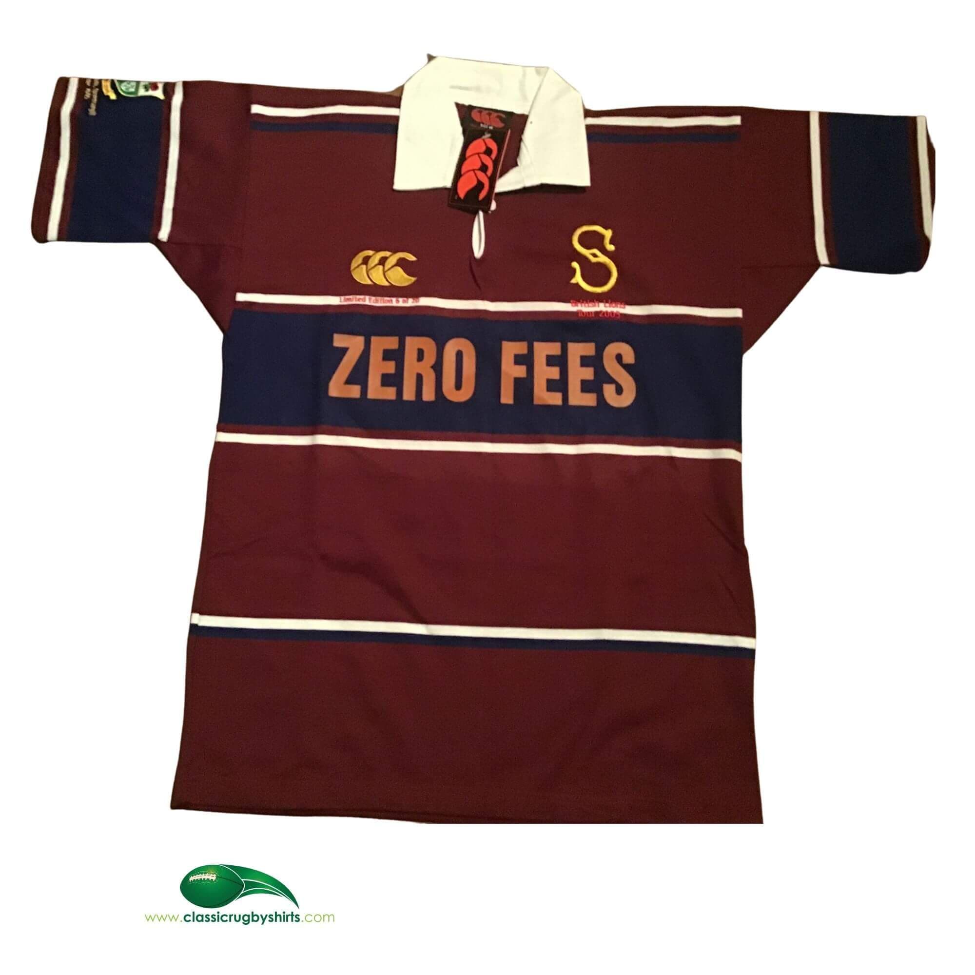 Classic Rugby Shirts | 2005 Southland v British Lions Old Vintage