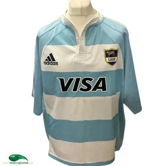 2006/07 Argentina Rugby Shirt | Old Official Adidas Jersey - Vintage Classic Rugby Shirts