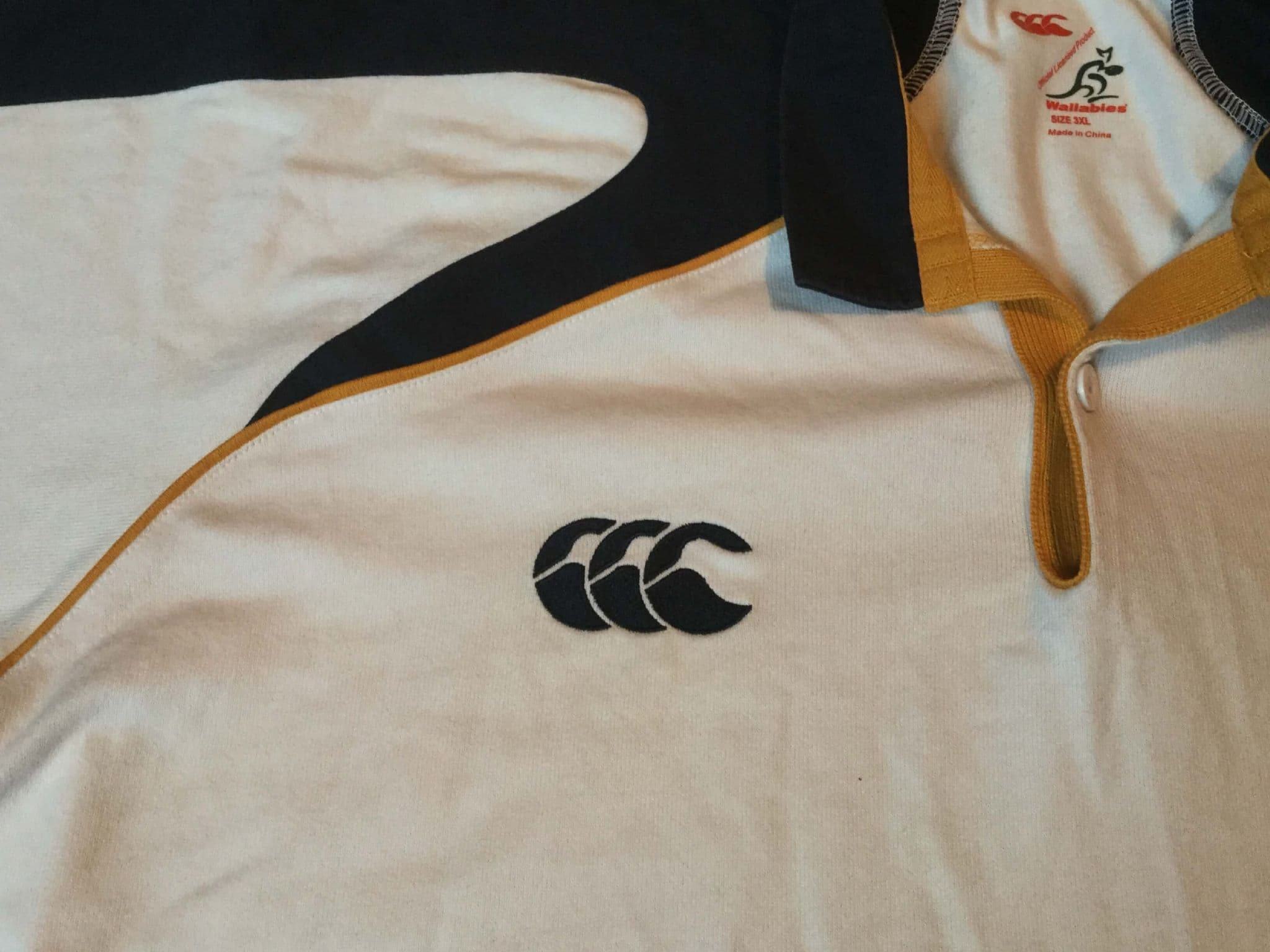 Maillot Rugby Australie Canterbury 2005/2006 - Taille 3XL Adulte - État Correct