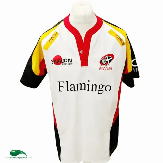 2006/07 Cornish Pirates Rugby Shirt | Old Official Samurai Jersey