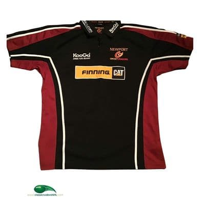 2006 2007 Newport Gwent Dragons Rugby Union Shirt 2XL