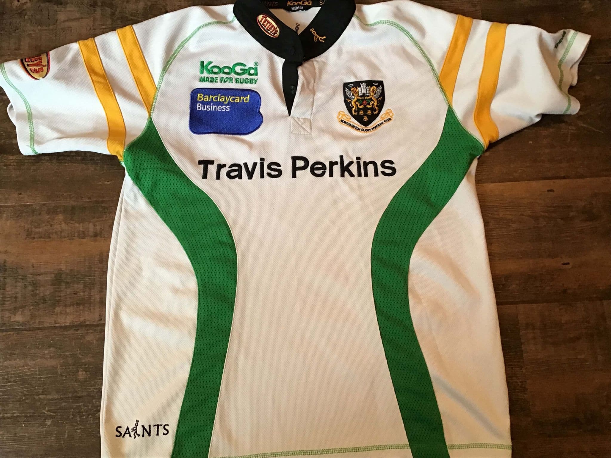 Maillot De Rugby De Match Northampton Saints N°24 Porté Saison 2005