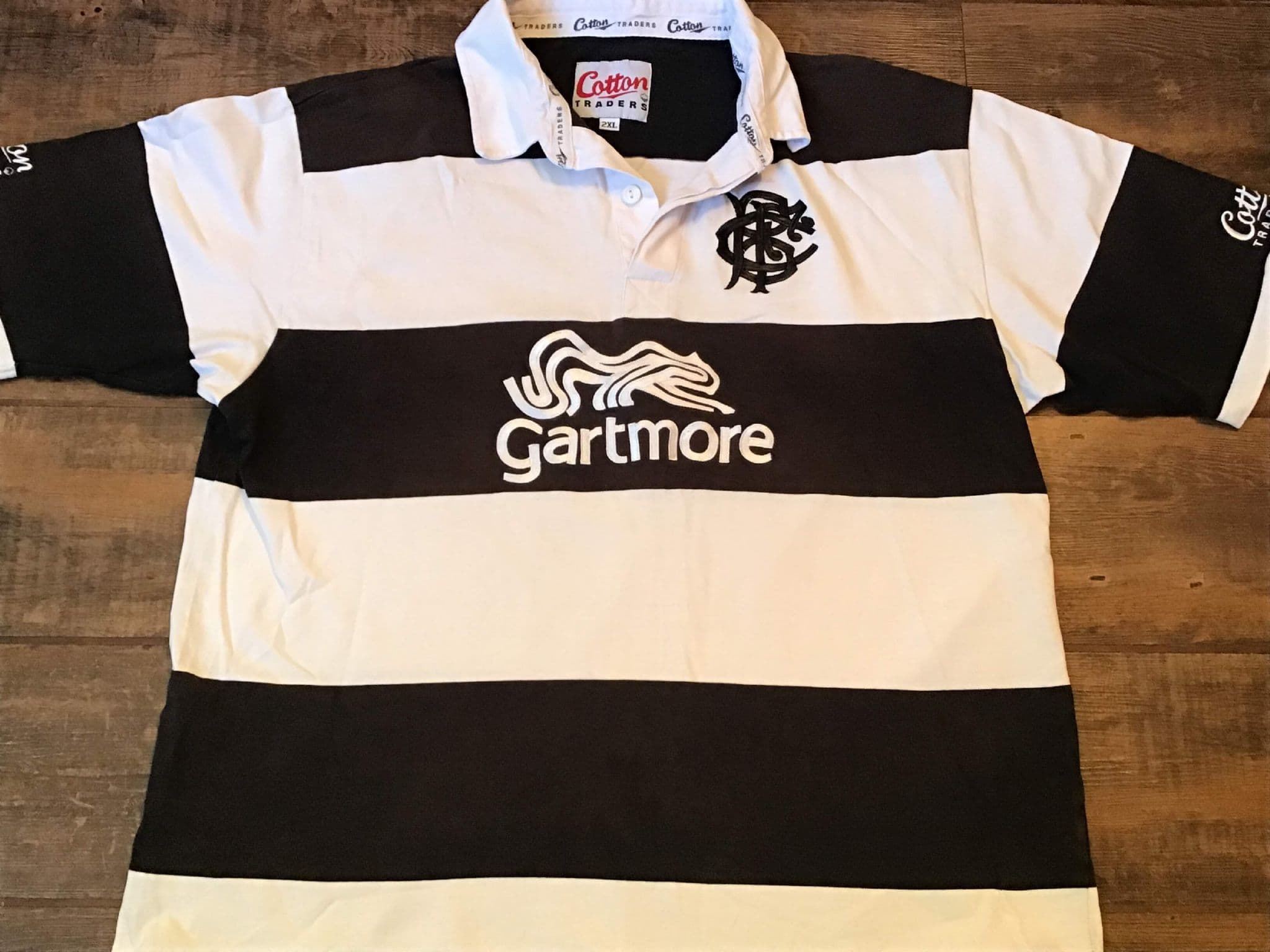 CHEMISE BARBARES ANNÉES 1990 RUGBY UNION MAILLOT COTON