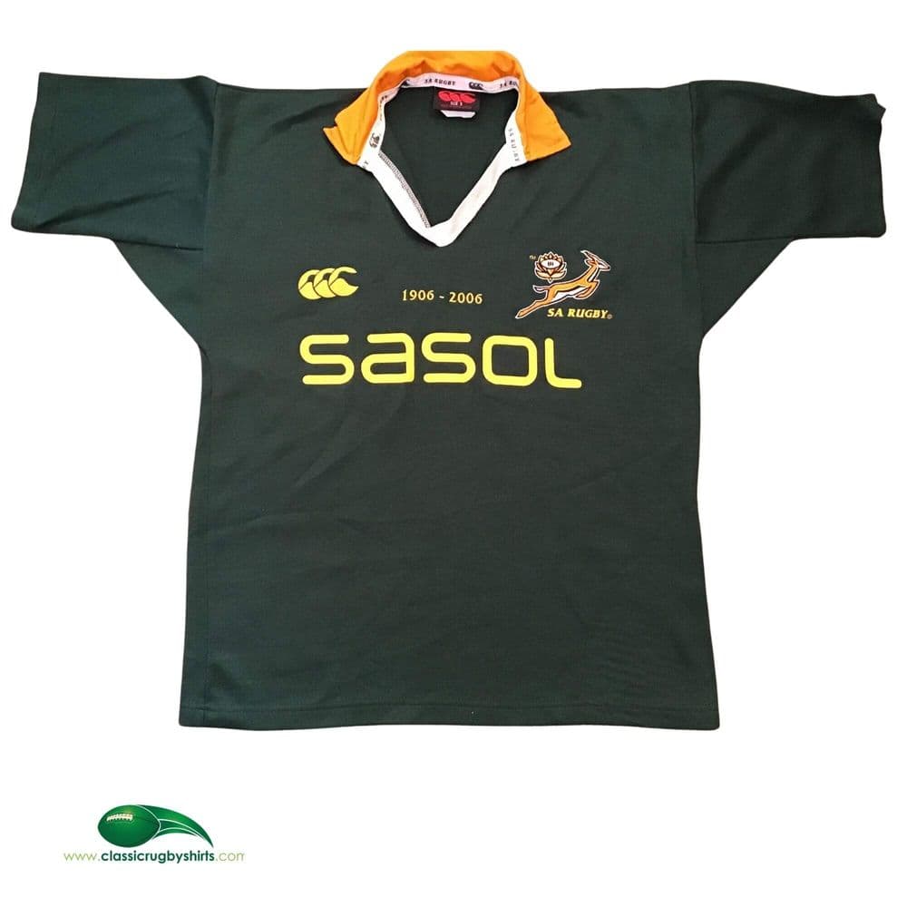 Classic Rugby Shirts | 2006 South Africa Old Vintage Centenary Jerseys