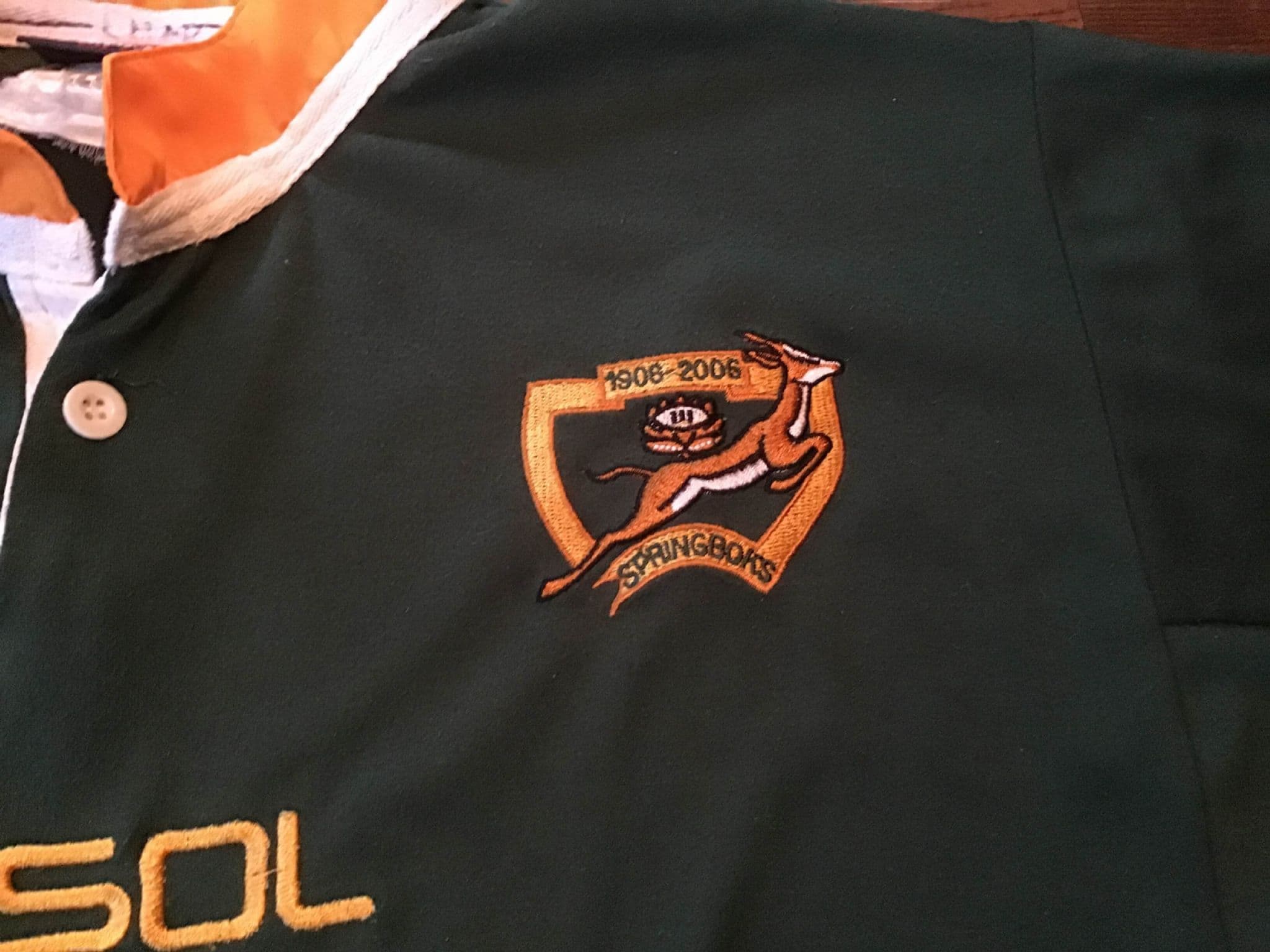 Old Rugby Shirts | 2006 Springboks Crest Vintage Jerseys