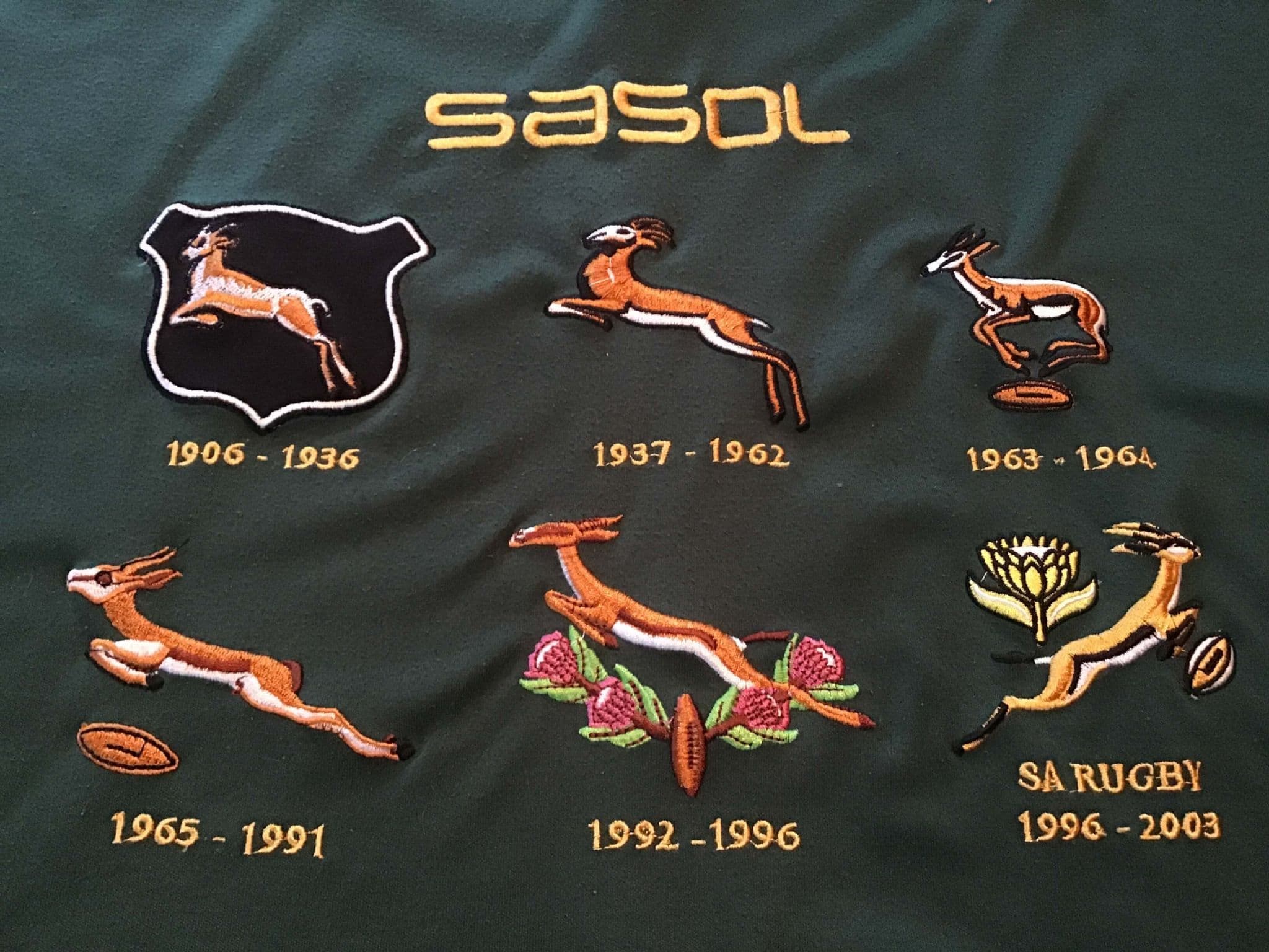 Old Rugby Shirts | 2006 Springboks Crest Vintage Jerseys