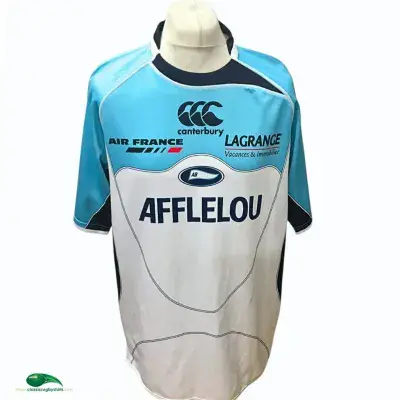 2007 2008 Aviron Bayonnais Rugby Shirt Adults Large