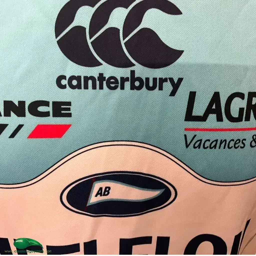 Maillot Rugby Aviron Bayonnais – Canterbury – Blanc – Taille L – Vintage