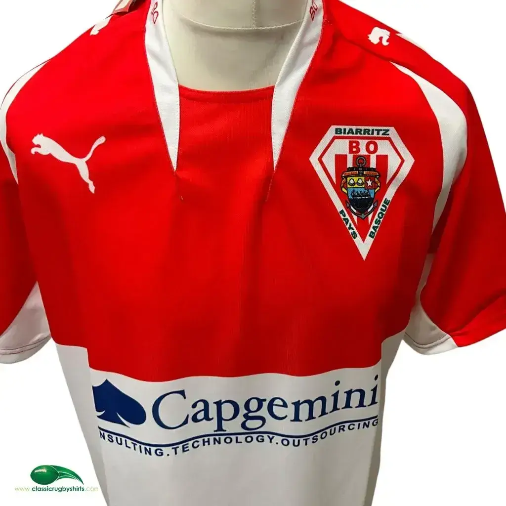Maillot Rugby Vintage Biarritz Olympique 2013 – Burrda Sport – Taille XL – Homme