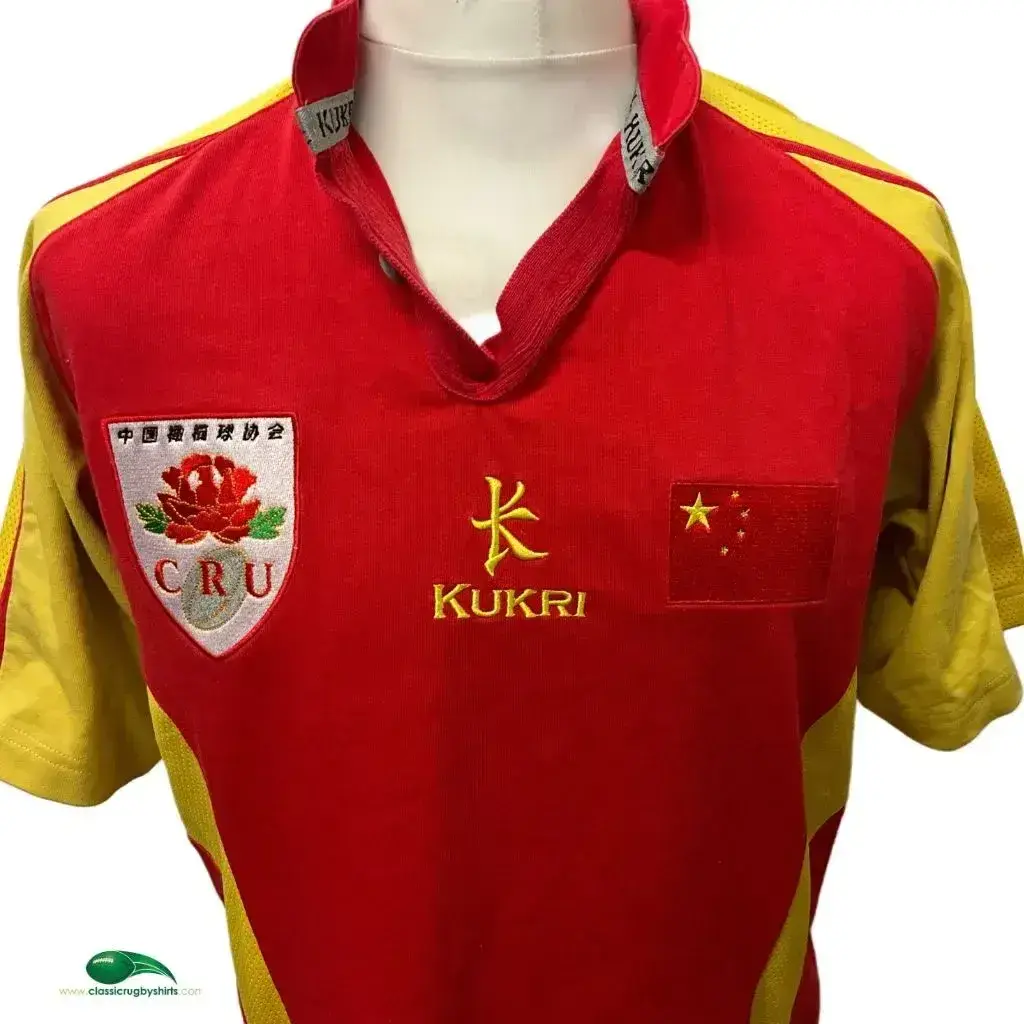 希少♢ 2007-2008中国ワールドカップ　ラグビー　L サイズ　ホームシャツ 希少♢ 2007-2008中国ワールドカップ ラグビー L サイズ ホーム