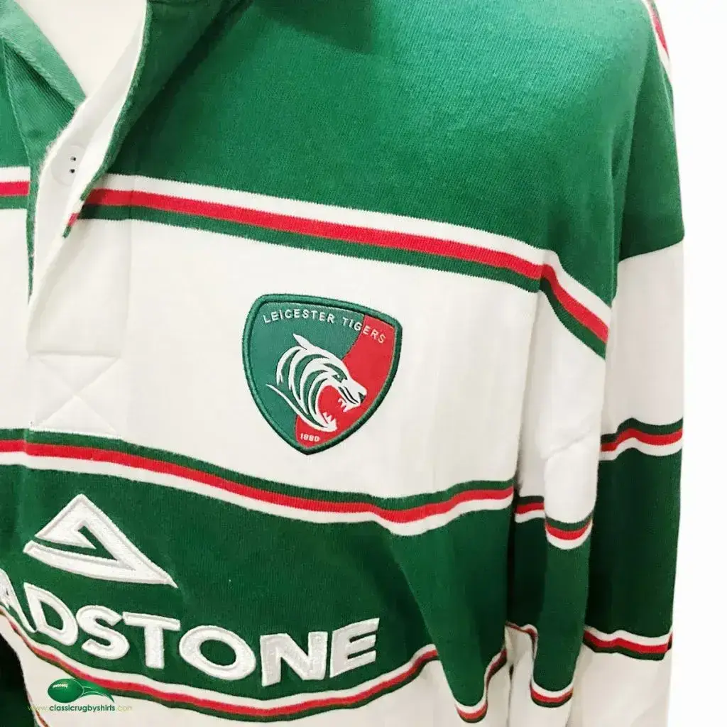 Maillot de rugby Leicester Tigers 2012/13 domicile jersey manches