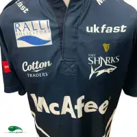 2007/08 Sale Sharks Classic Rugby Shirts | Vintage Old Retro Jerseys