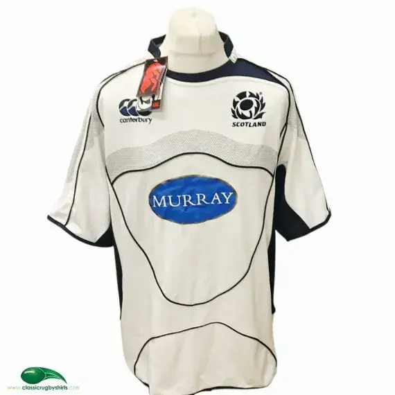 2007/08 Scotland Away Rugby Shirt | Old Official Canterbury Jersey - Vintage Classic Rugby Shirts