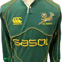 2007/08 Springboks Rugby Shirt | Old Official Canterbury Jersey