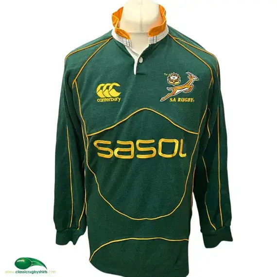 2007/08 Springboks Rugby Shirt | Old Official Canterbury Jersey