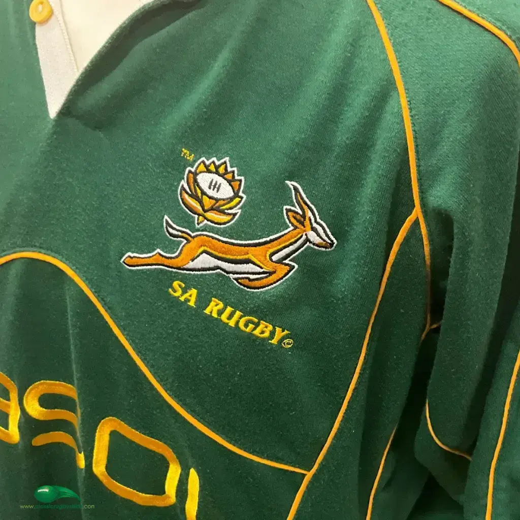 Asics Afrique du Sud - Maillot de rugby des fans des Springboks 7