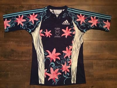 2007 2008 Stade Francais Rugby Union Away Shirt Adults Large