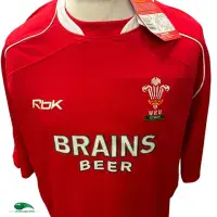 2007/08 Wales Classic Rugby Shirt | Old Official Reebok Vintage Jersey